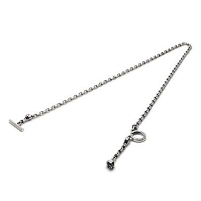 【ジャムホームメイド（JAMHOMEMADE）】レボリューションスカル 3WAY ウォレットチェーン /ネックレス, ブレスレット -シルバー925-