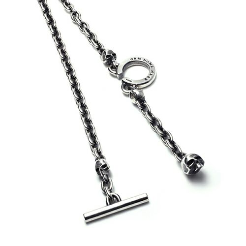 【ジャムホームメイド（JAMHOMEMADE）】レボリューションスカル 3WAY ウォレットチェーン /ネックレス, ブレスレット -シルバー925-