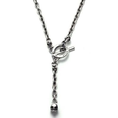 【ジャムホームメイド（JAMHOMEMADE）】レボリューションスカル 3WAY ウォレットチェーン /ネックレス, ブレスレット -シルバー925-