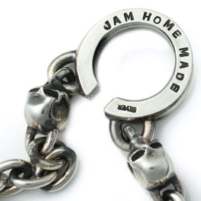 【ジャムホームメイド（JAMHOMEMADE）】レボリューションスカル 3WAY ウォレットチェーン /ネックレス, ブレスレット -シルバー925-