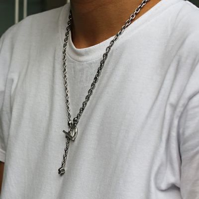 【ジャムホームメイド（JAMHOMEMADE）】レボリューションスカル 3WAY ウォレットチェーン /ネックレス, ブレスレット -シルバー925-