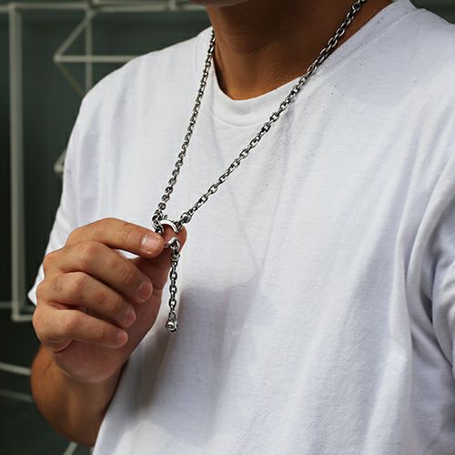 【ジャムホームメイド（JAMHOMEMADE）】レボリューションスカル 3WAY ウォレットチェーン /ネックレス, ブレスレット -シルバー925-