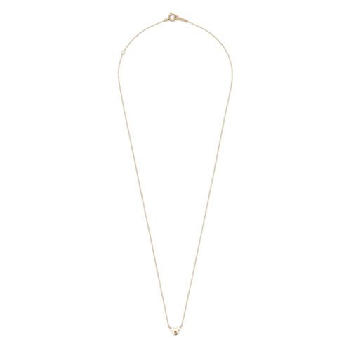 【ジャムホームメイド（JAMHOMEMADE）】ミッキー ブラウンダイヤモンドネックレス - K10イエローゴールド