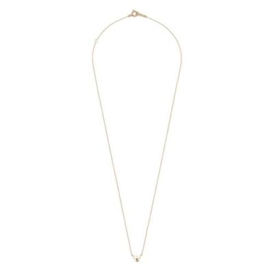 【ジャムホームメイド（JAMHOMEMADE）】ミッキー ブラウンダイヤモンドネックレス - K10イエローゴールド