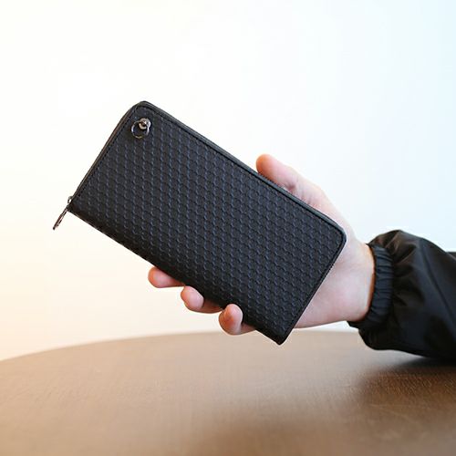 ミッキー アイコン ラウンドファスナー 長財布 ブラック ロングウォレット アクセサリー通販のジャムホームメイド Jam Home Made