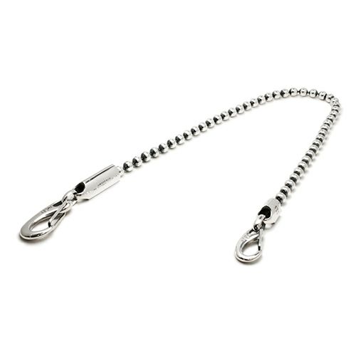 J-NS024)レボリューションスカルウォレットチェーン-シルバー925 