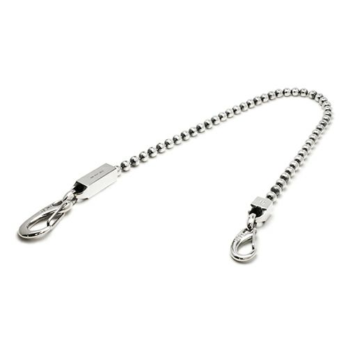 J-WC007)O型ボールウォレットチェーンNEWTYPE（血液型）-シルバー925  