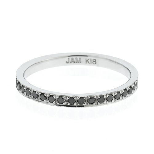 【ジャムホームメイド（JAMHOMEMADE）】カットレスエターナルリング S -K18WG- / 結婚指輪・マリッジリング