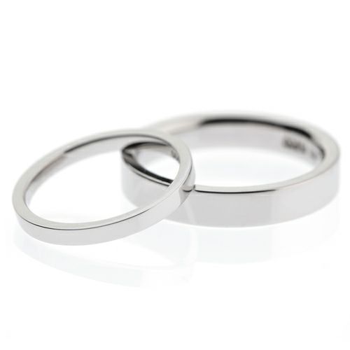 【ジャムホームメイド（JAMHOMEMADE）】カットレスリング S -PT900- / 結婚指輪・マリッジリング