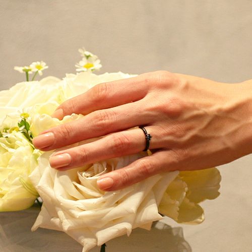 JAM  MADE シンデレラ ラウンドエンゲージリング ５号 CDRENWBK)シンデレラ-