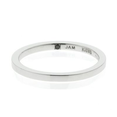 【ジャムホームメイド（JAMHOMEMADE）】シンデレラ - "Cinderella" フラットマリッジリング S -K18 WG- / 結婚指輪・マリッジリング