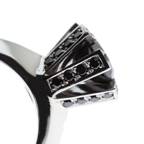 【ジャムホームメイド（JAMHOMEMADE）】ファイナルブラックダイヤモンドクラシックリング / 婚約指輪・エンゲージリング