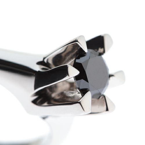 3rdCLAB)3RDブラックダイヤモンドクラシックリング/婚約指輪