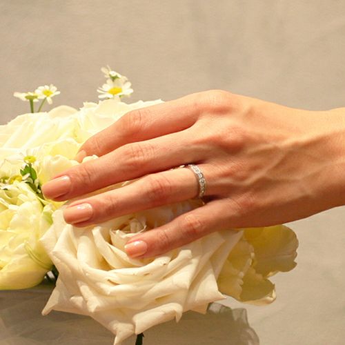 【ジャムホームメイド（JAMHOMEMADE）】3RD ダイヤモンドモダンリング / 婚約指輪・エンゲージリング