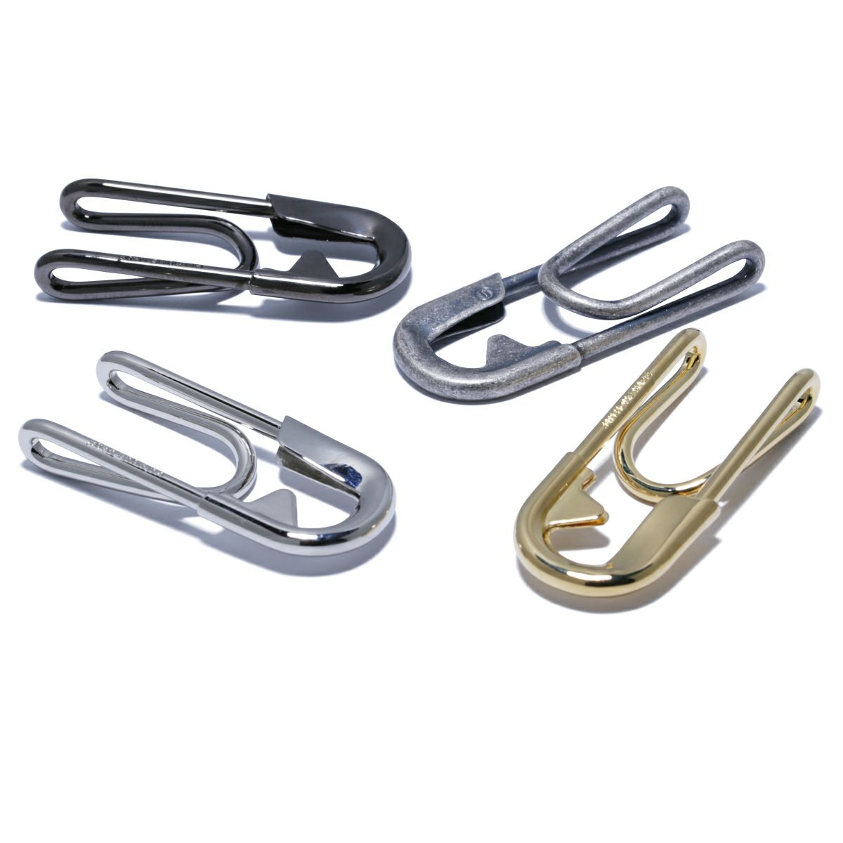 【ジャムホームメイド（JAMHOMEMADE）】安全ピン（セーフティピン）マネークリップ