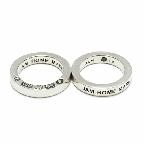 【JAM HOME MADE(ジャムホームメイド)】平打ちダブルダイヤモンドネックレス