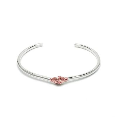 【ジャムホームメイド（JAMHOMEMADE）】ミッキー&ミニー シェイクハンド バングル - ピンクゴールド