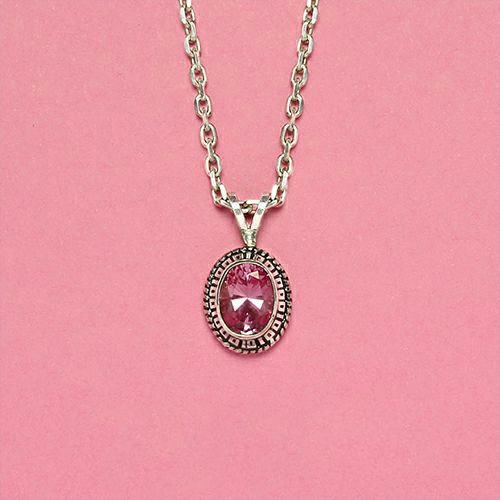 【ジャムホームメイド（JAMHOMEMADE）】10月 誕生石 0010 ハイブリッド カレッジリング ネックレス