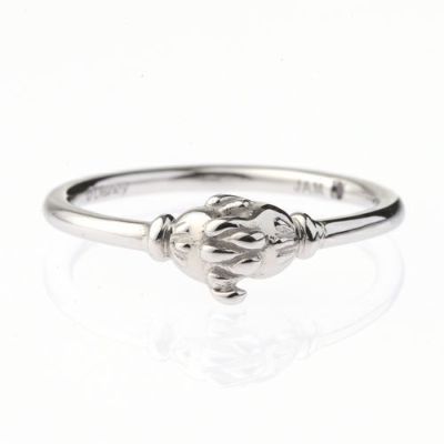 ミッキーマウス&ミニーマウスシェイクハンドマリッジリングM-K18WG-/結婚指輪・マリッジリングの写真