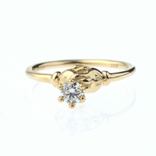 ミッキー ミニー シェイクハンド エンンゲージリング K18yg 婚約指輪 エンゲージリング アクセサリー通販のジャムホームメイド Jam Home Made