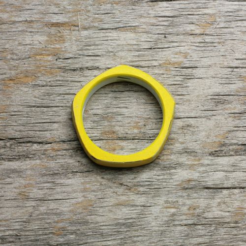 J-NS405)そんなバナナスライスリングSL-イエロー/指輪｜アクセサリー