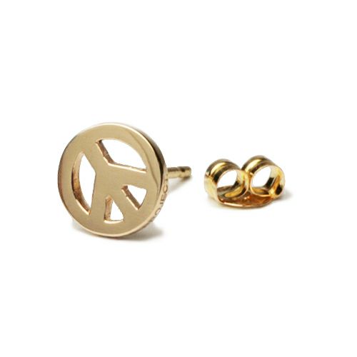 K10 ピースピアス / 片耳 / ピアス・イヤーカフ