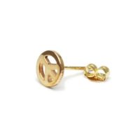 K10 ピースピアス / 片耳 / ピアス・イヤーカフ