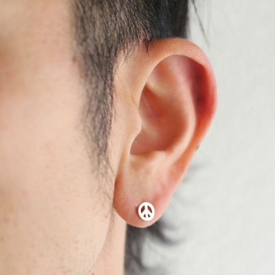 K10 ピースピアス / 片耳 / ピアス・イヤーカフ