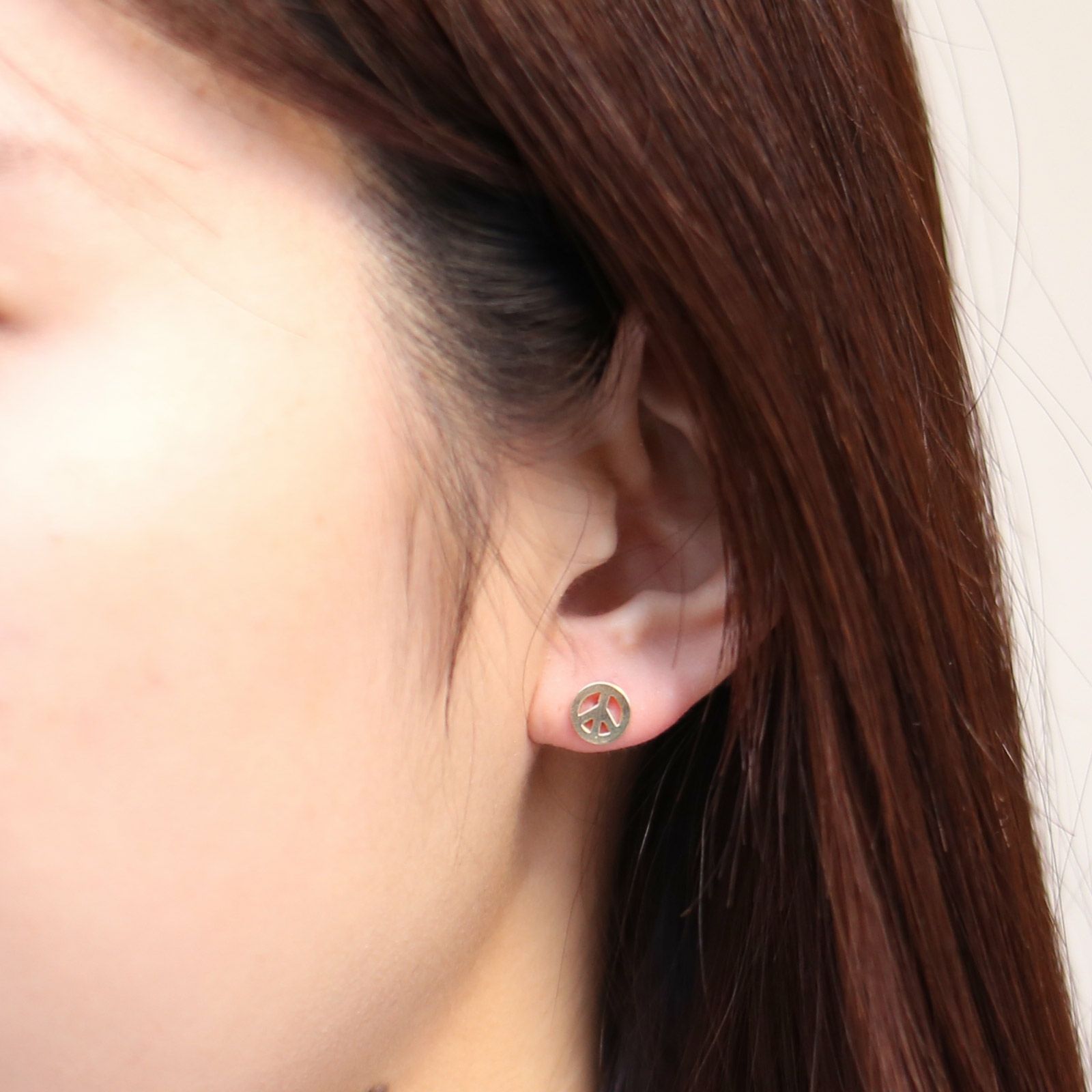 K10 ピースピアス / 片耳 / ピアス・イヤーカフ