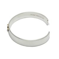 jam  made ピースマーク 平打ち バングル イエローゴールド jam made ピースマーク 平打ち バングル イエローゴールド jam made