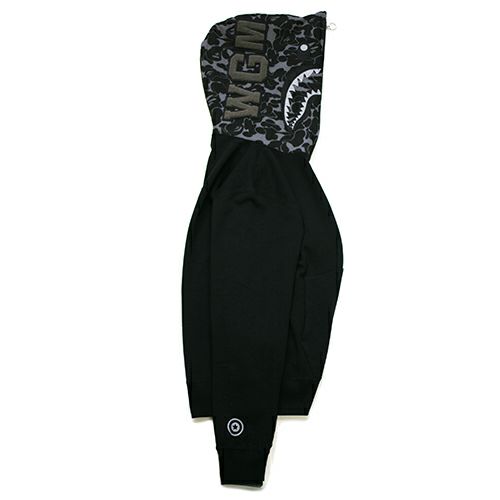 アベイシングエイプ/A BATHING APE ABCカモ SHARK FULL ZIP HOODIE（シャーク フルファスナー パーカー） -MONO- / 洋服小物