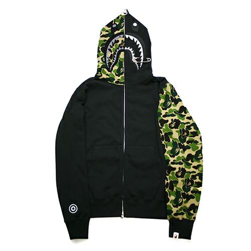 アベイシングエイプ/A BATHING APE ABCカモ SHARK FULL ZIP HOODIE（シャーク フルファスナー パーカー） -CAMO- / 洋服小物