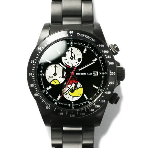 シークレットミッキーマウスウォッチタイプ1-ブラック/腕時計