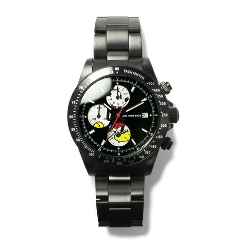 シークレットミッキーマウスウォッチタイプ1-ブラック/腕時計