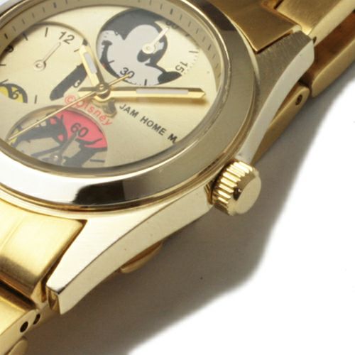 【ジャムホームメイド（JAMHOMEMADE）】シークレット ミッキー ウォッチ タイプ4 - ゴールド / 腕時計