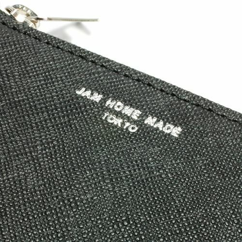 【ジャムホームメイド（JAMHOMEMADE）】L字ファスナー ミニ財布 SOモデルウォレット - ブラック