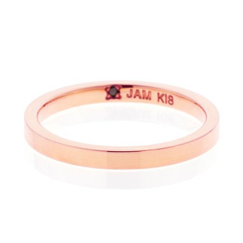 【ジャムホームメイド（JAMHOMEMADE）】カットレスリング S -K18PG- / 結婚指輪・マリッジリング