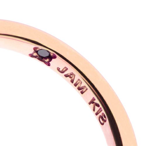 【ジャムホームメイド（JAMHOMEMADE）】カットレスリング S -K18PG- / 結婚指輪・マリッジリング