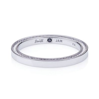 シュタイフ"Steiff"マリッジベアリングS-K18ホワイトゴールド-/結婚指輪・マリッジリングの写真