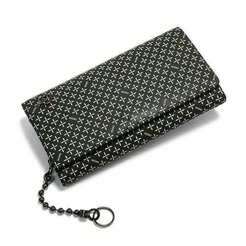 オンラインショップ限定 NUMBER(N)INE×印傳屋(印伝屋) ロングウォレット・束入れ -BLACK&WHITE- / 長財布