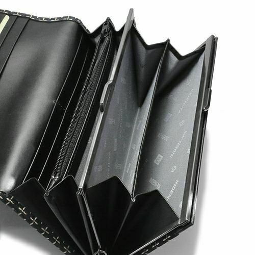 オンラインショップ限定 NUMBER(N)INE×印傳屋(印伝屋) ロングウォレット・束入れ -BLACK&WHITE- / 長財布