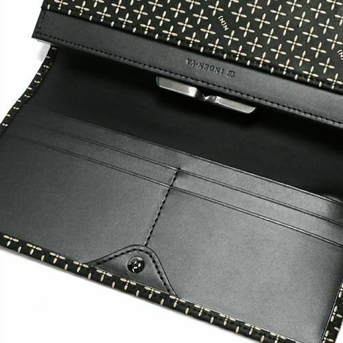 オンラインショップ限定 NUMBER(N)INE×印傳屋(印伝屋) ロングウォレット・束入れ -BLACK&WHITE- / 長財布