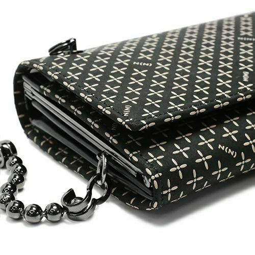 オンラインショップ限定 NUMBER(N)INE×印傳屋(印伝屋) ロングウォレット・束入れ -BLACK&WHITE- / 長財布