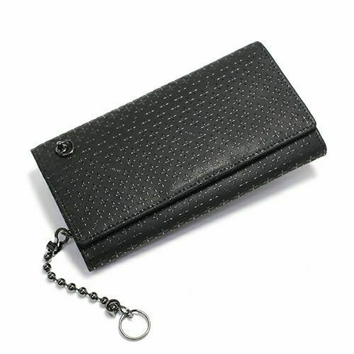 オンラインショップ限定 NUMBER(N)INE×印傳屋(印伝屋) ロングウォレット・束入れ -BLACK&BLACK- / 長財布