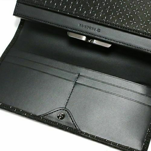 オンラインショップ限定 NUMBER(N)INE×印傳屋(印伝屋) ロングウォレット・束入れ -BLACK&BLACK- / 長財布