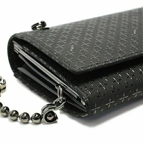 オンラインショップ限定 NUMBER(N)INE×印傳屋(印伝屋) ロングウォレット・束入れ -BLACK&BLACK- / 長財布