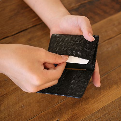 印傳屋(印伝屋） カードケース -ANECHOIC- / 財布・革財布