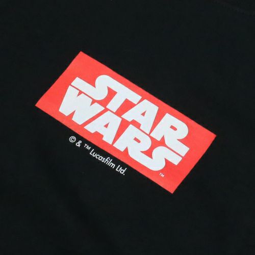 スターウォーズ "STAR WARS&trade;" ロゴタイプTシャツ -BLACK- / 洋服小物