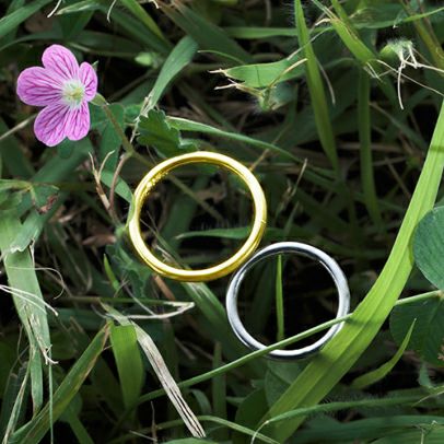 【ジャムホームメイド（JAMHOMEMADE）】世界にひとつだけの指輪 PT900&K18YG / 結婚指輪・マリッジリング
