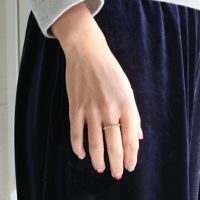 chigo スタッズリング 9号 ゴールド Chigo ピラミッド スタッズ